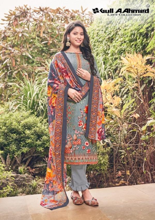 Gull Aahmed Noor Vol 1 Karachi Cotton With Digital Printed Dress Material
